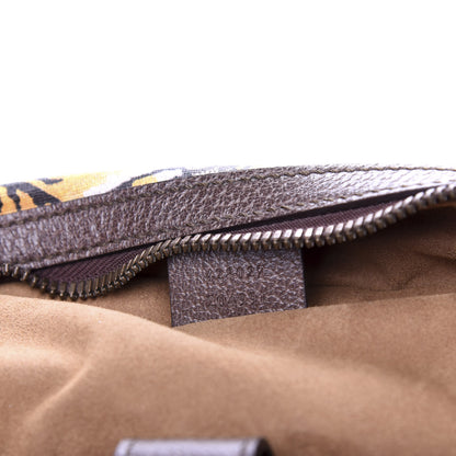 Gucci GG Supreme Monogram Bengal Web Day Backpack Beige Yard 6 of 9