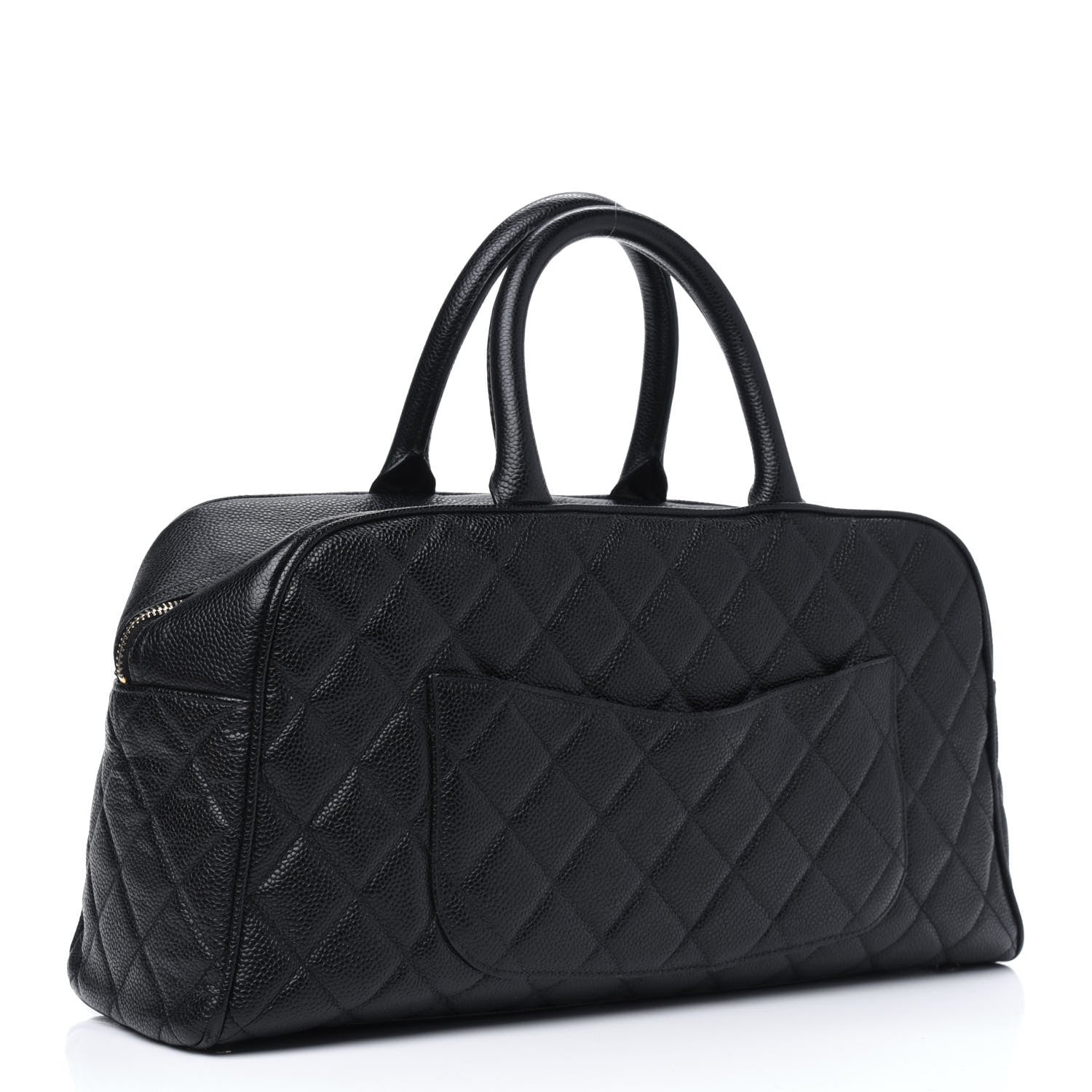 Chanel Caviar Quilted Large Bowler Black 3 of 17