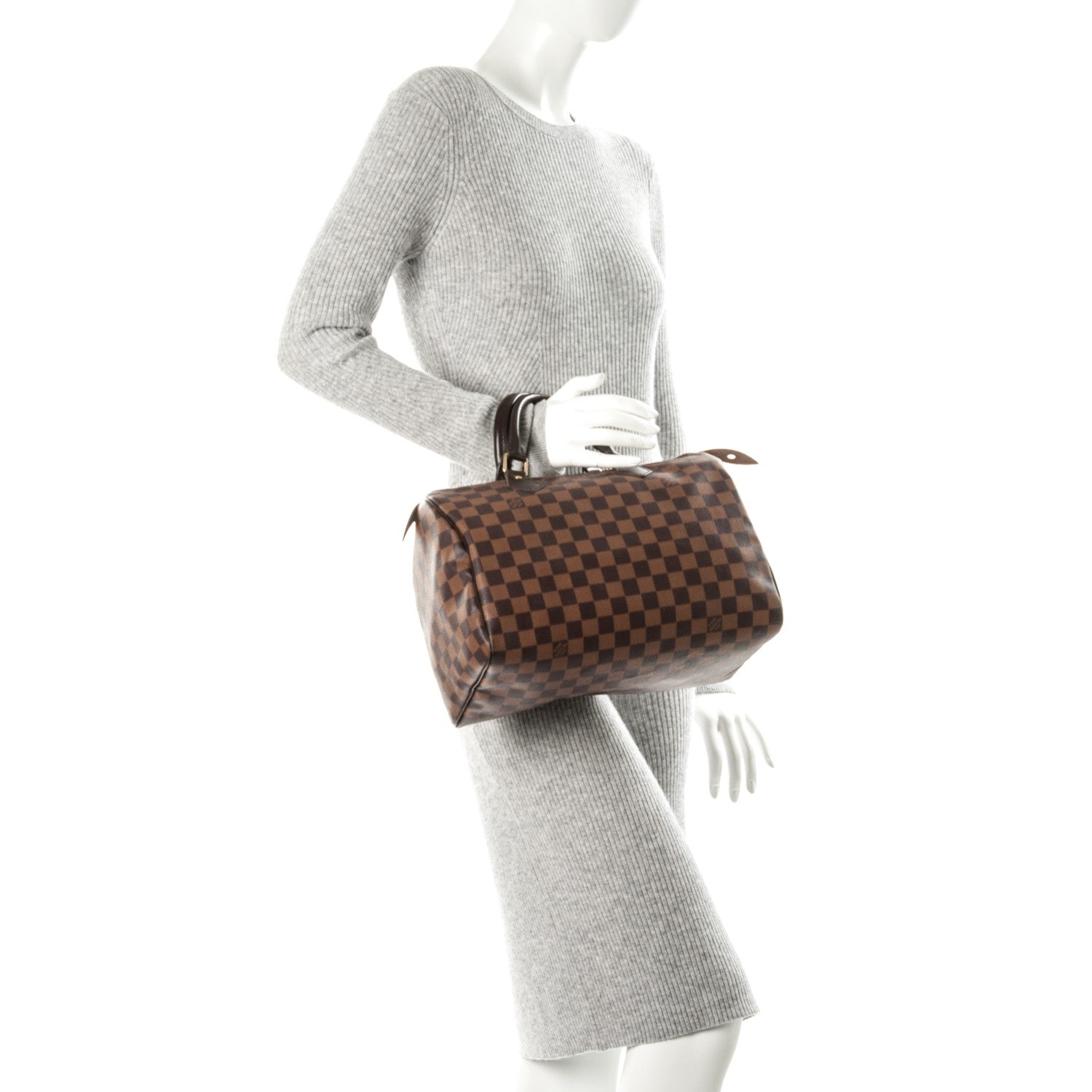 Louis Vuitton Damier Ebene Speedy 30 2 of 8