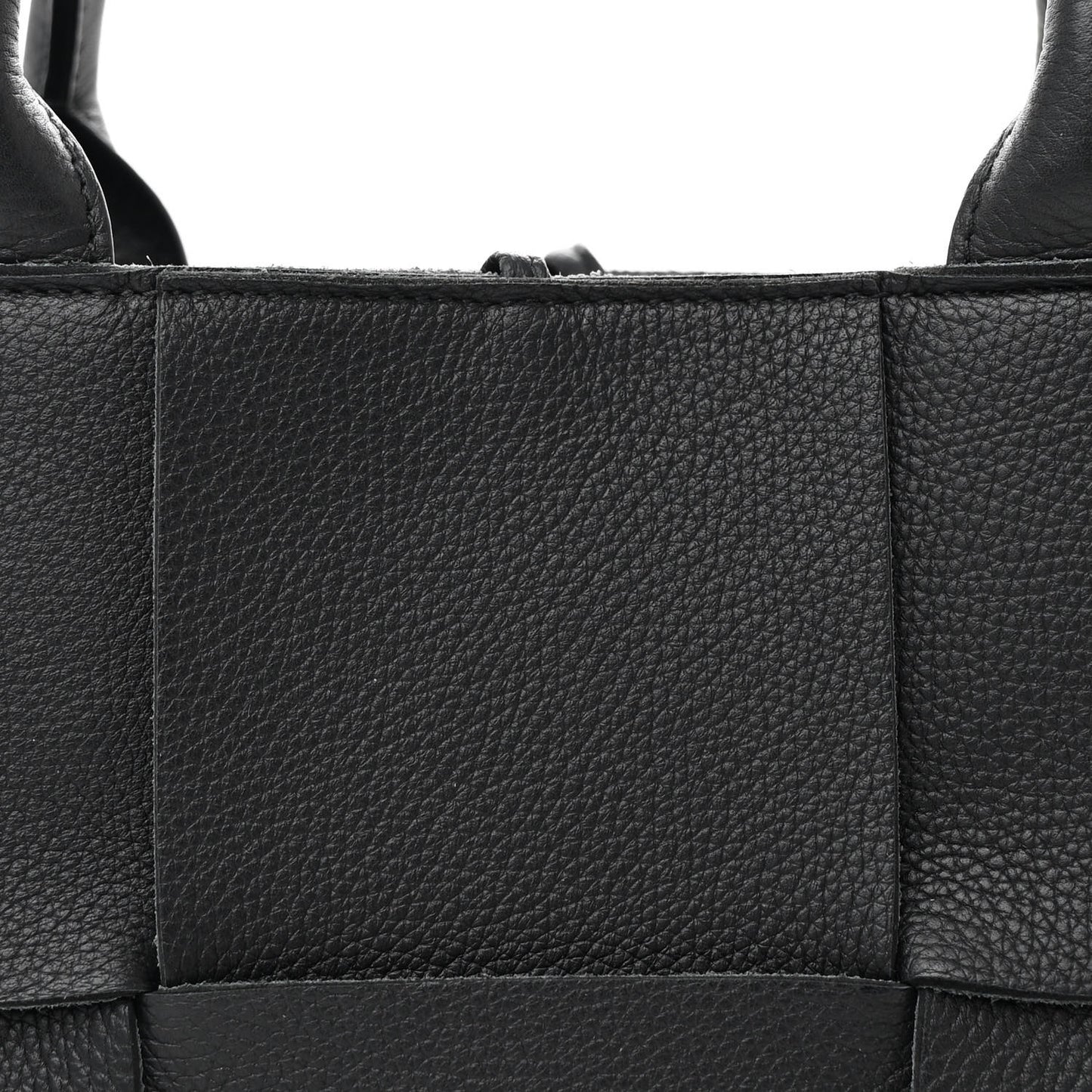 Nappa Maxi Intrecciato Arco Tote Black