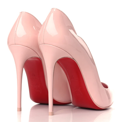 Christian Louboutin Patent Hot Chick 100 Pumps 37 Eglantine 4 of 8