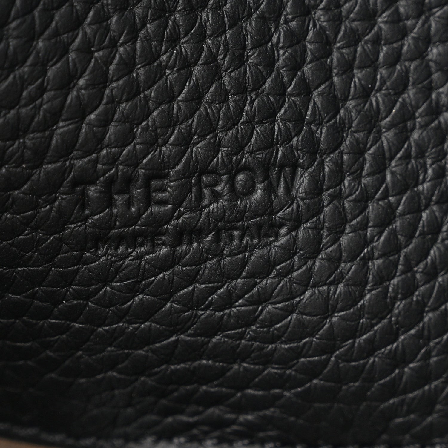 The Row Matte Grained Calfskin Soft Margaux 15 Black 6 of 9