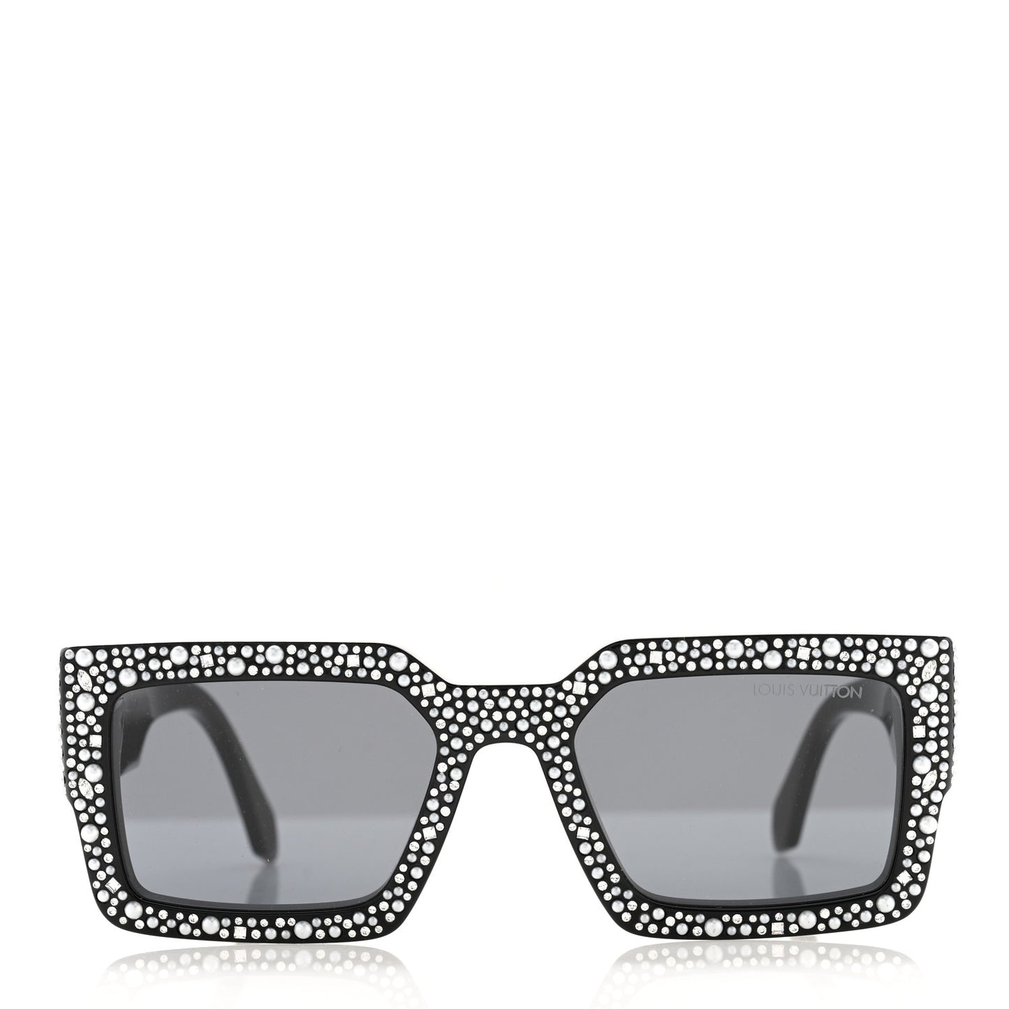 Acetate LV Clash Pearls & Strass Sunglasses Z2396W Black