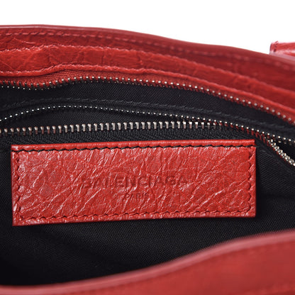 Balenciaga Agneau Classic Silver Hardware S City Rouge Groseille 7 of 8