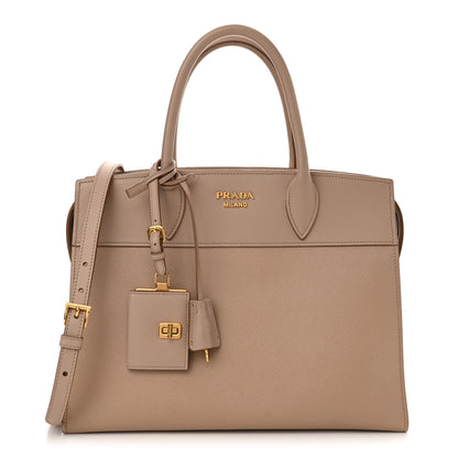 Prada Saffiano City Calfskin Medium Esplanade Cammeo 1 of 13