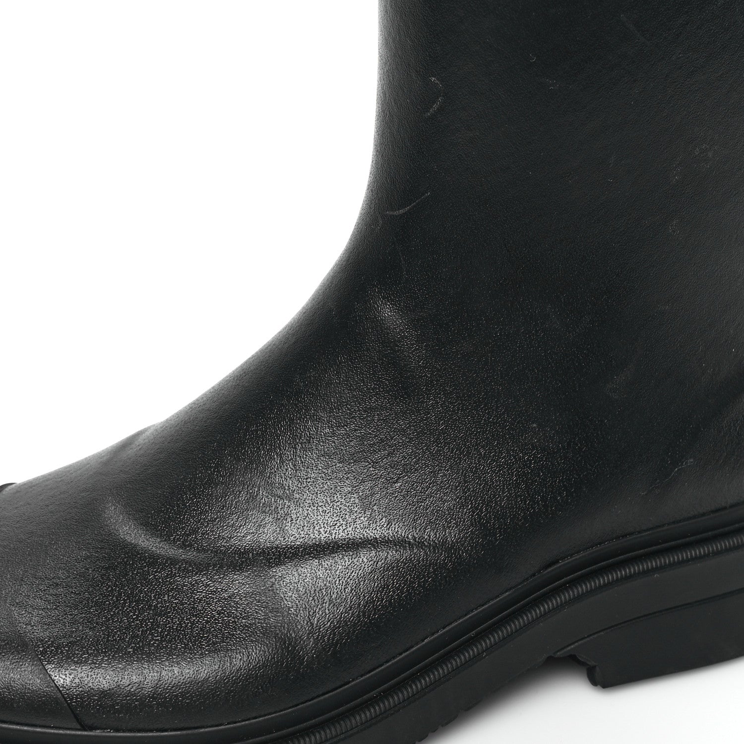 Chanel Caoutchouk CC High Boots 38 Black 9 of 11