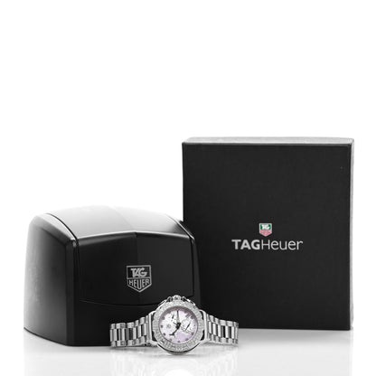 Tag Heuer Stainless Steel Diamond Bezel Pink Mother of Pearl 37mm Formula 1 Quartz Watch CAC1311 5 of 5