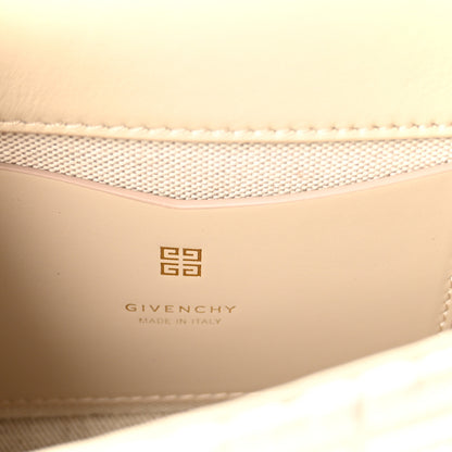 Givenchy Canvas Embroidered Small 4G Woven Chain Crossbody Beige 6 of 9
