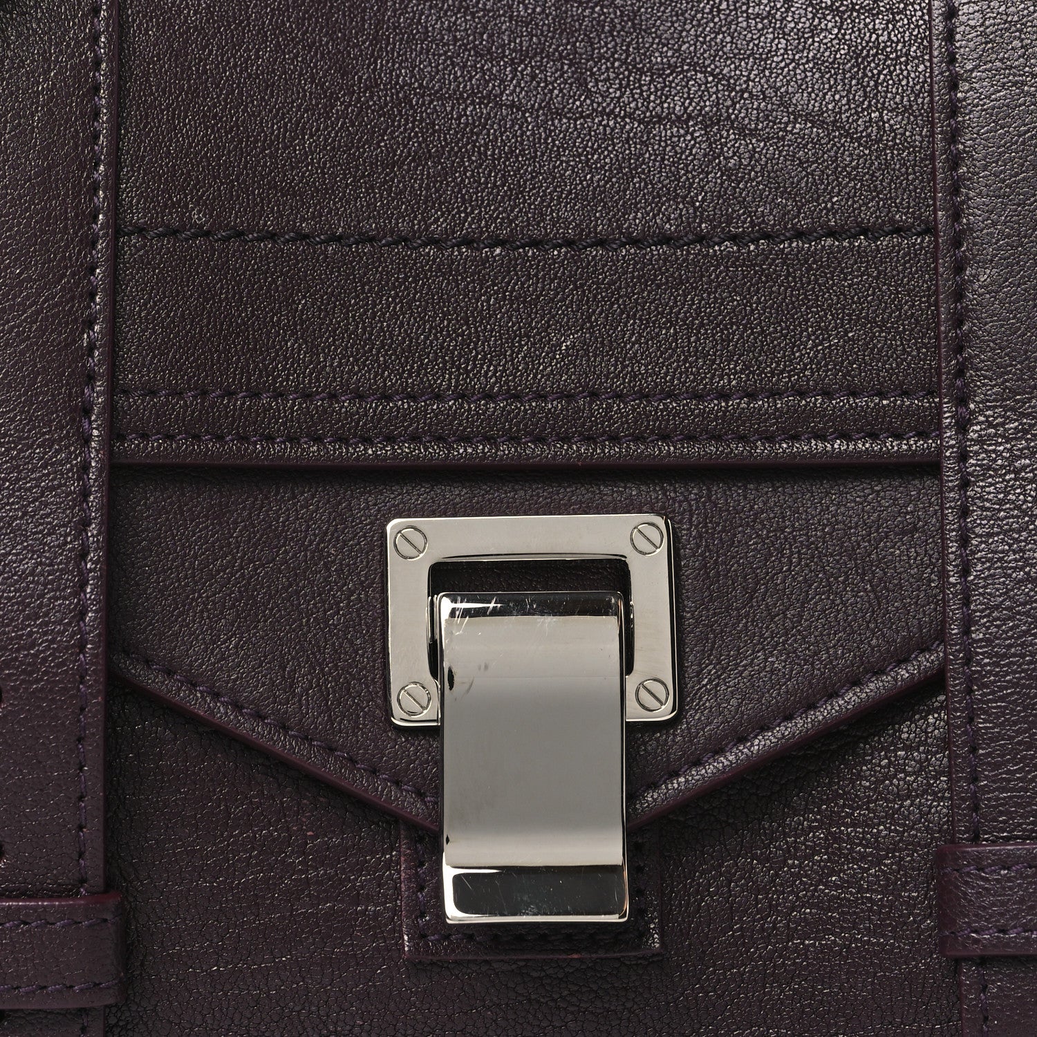 Proenza Schouler Lambskin PS1 Mini Crossbody Bag Oxblood 7 of 9