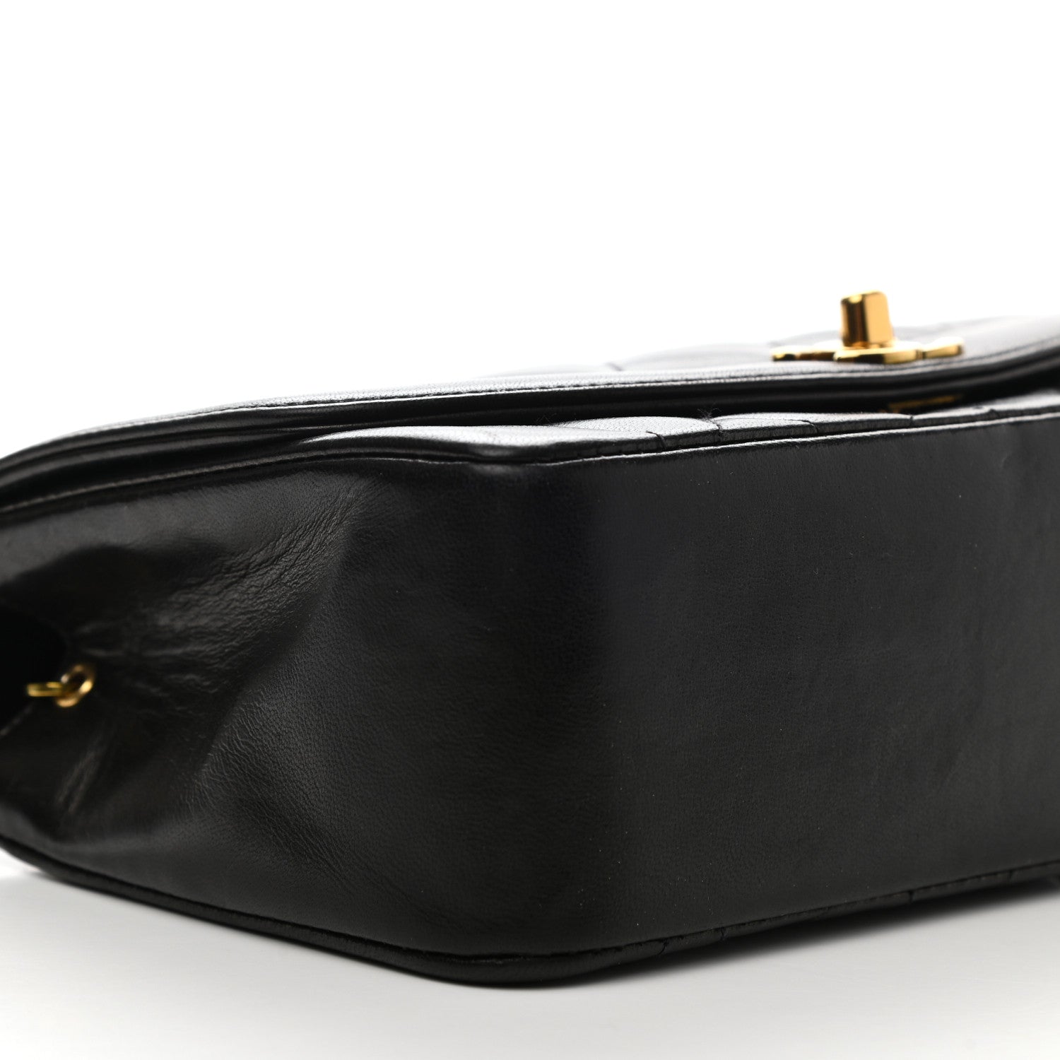 Chanel Lambskin Quilted Small Single Flap Black 9 of 11