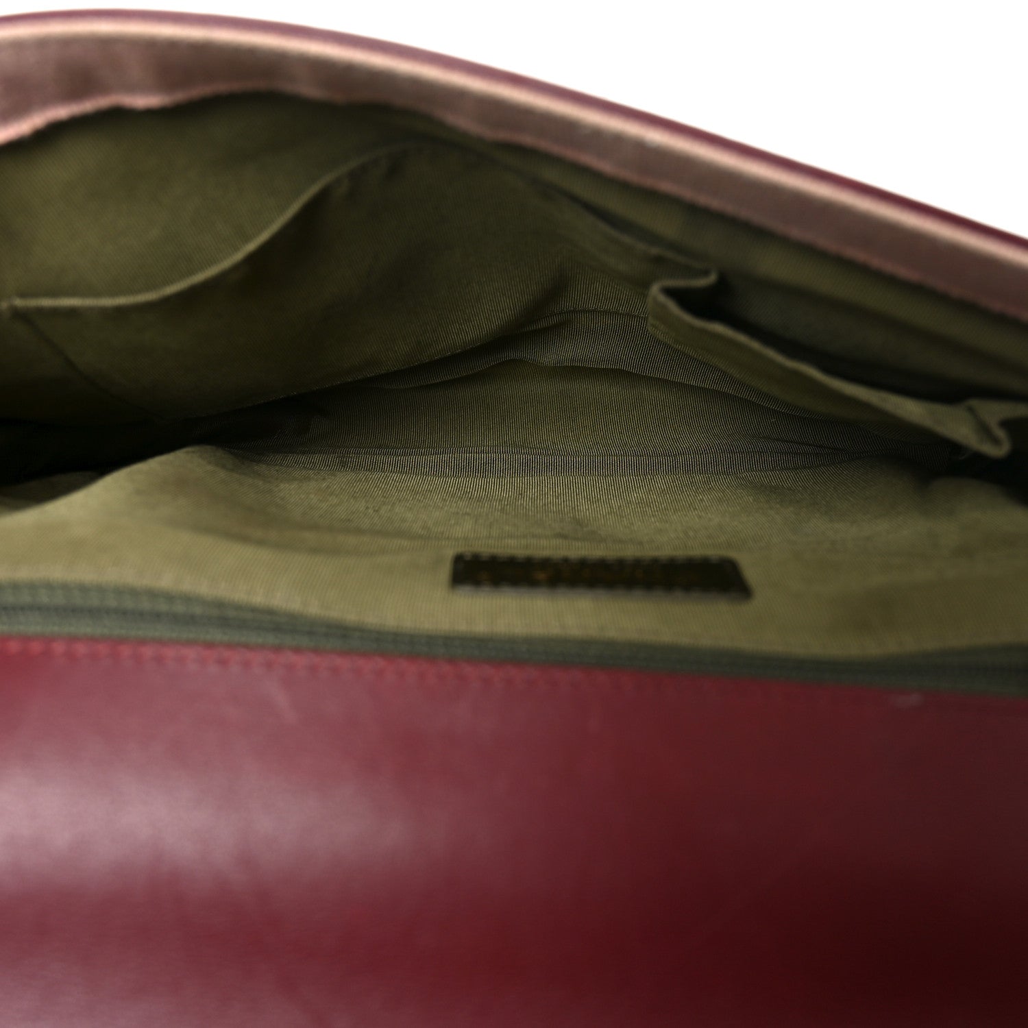 Chanel Lambskin Quilted Large Boy Flap Dark Red 5 of 10