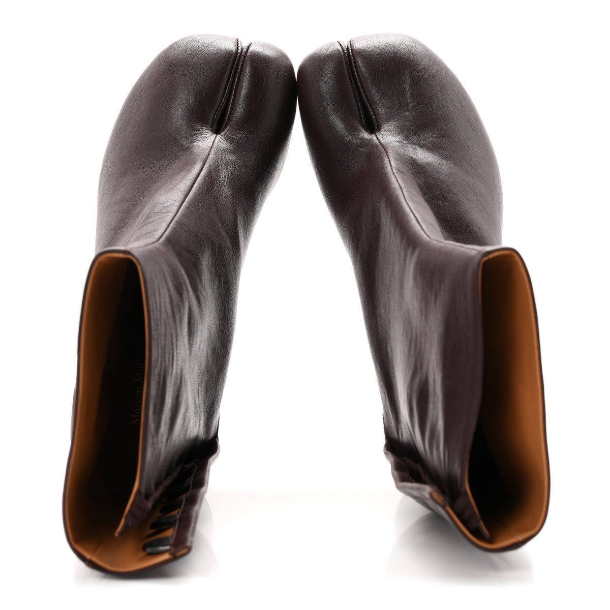 Nappa Tabi Ankle 80mm Boots 37 Brown