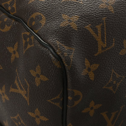 Louis Vuitton Monogram Macassar Keepall Bandouliere 55 6 of 9