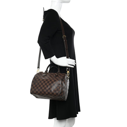 Louis Vuitton Damier Ebene Speedy Bandouliere 25 2 of 19