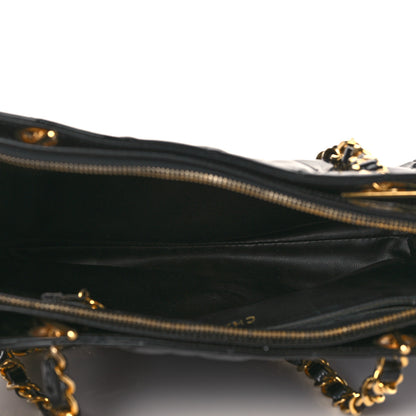 Chanel Patent Quilted Tote Black 4 of 12