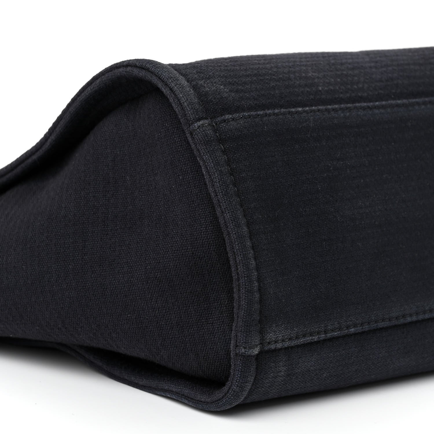 Chanel Mixed Fibers Small Deauville Tote Navy Blue 9 of 11