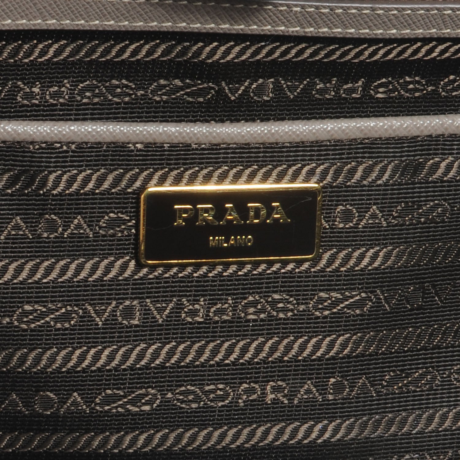 Prada Saffiano Lux Large Tote Argilla 7 of 9