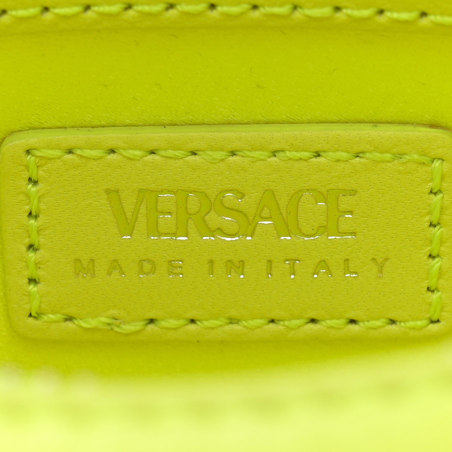 Versace Crystal La Medusa Mini Repeat Hobo Tropical Yellow 6 of 10