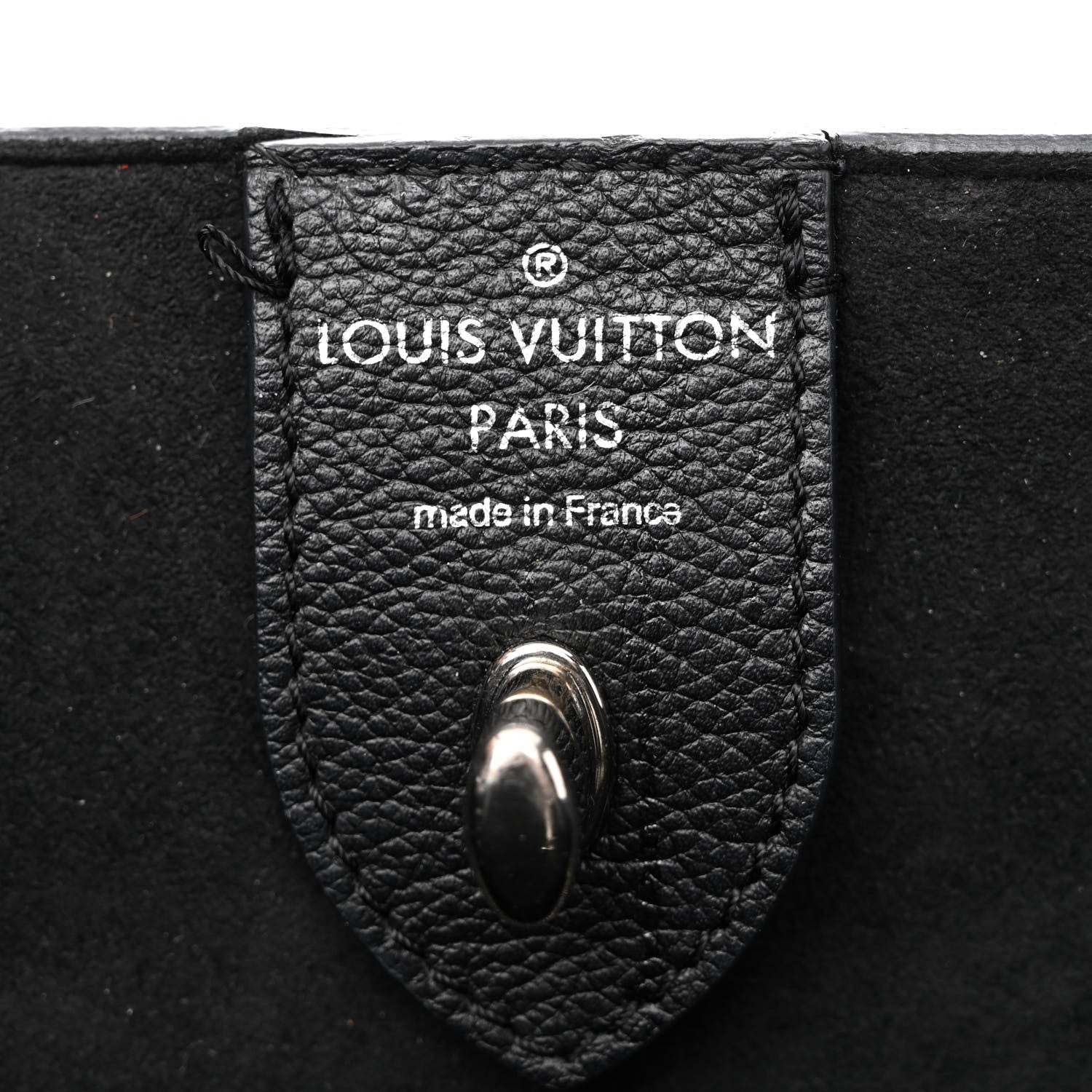 Louis Vuitton Calfskin Lockme Cabas Black 6 of 15