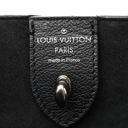 Louis Vuitton Calfskin Lockme Cabas Black 6 of 15