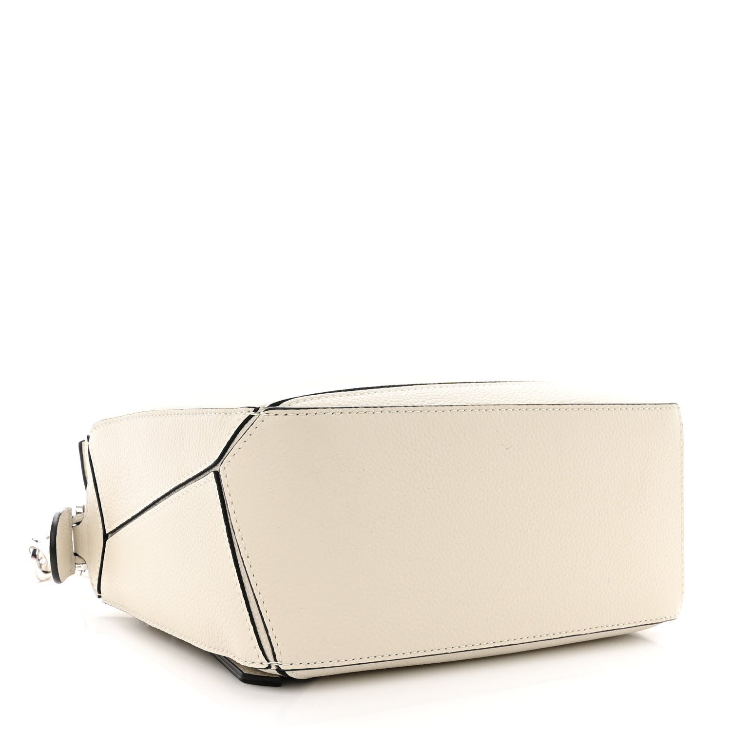 Loewe Grained Calfskin Small Puzzle Bag Soft White 4 of 11