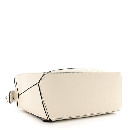 Loewe Grained Calfskin Small Puzzle Bag Soft White 4 of 11