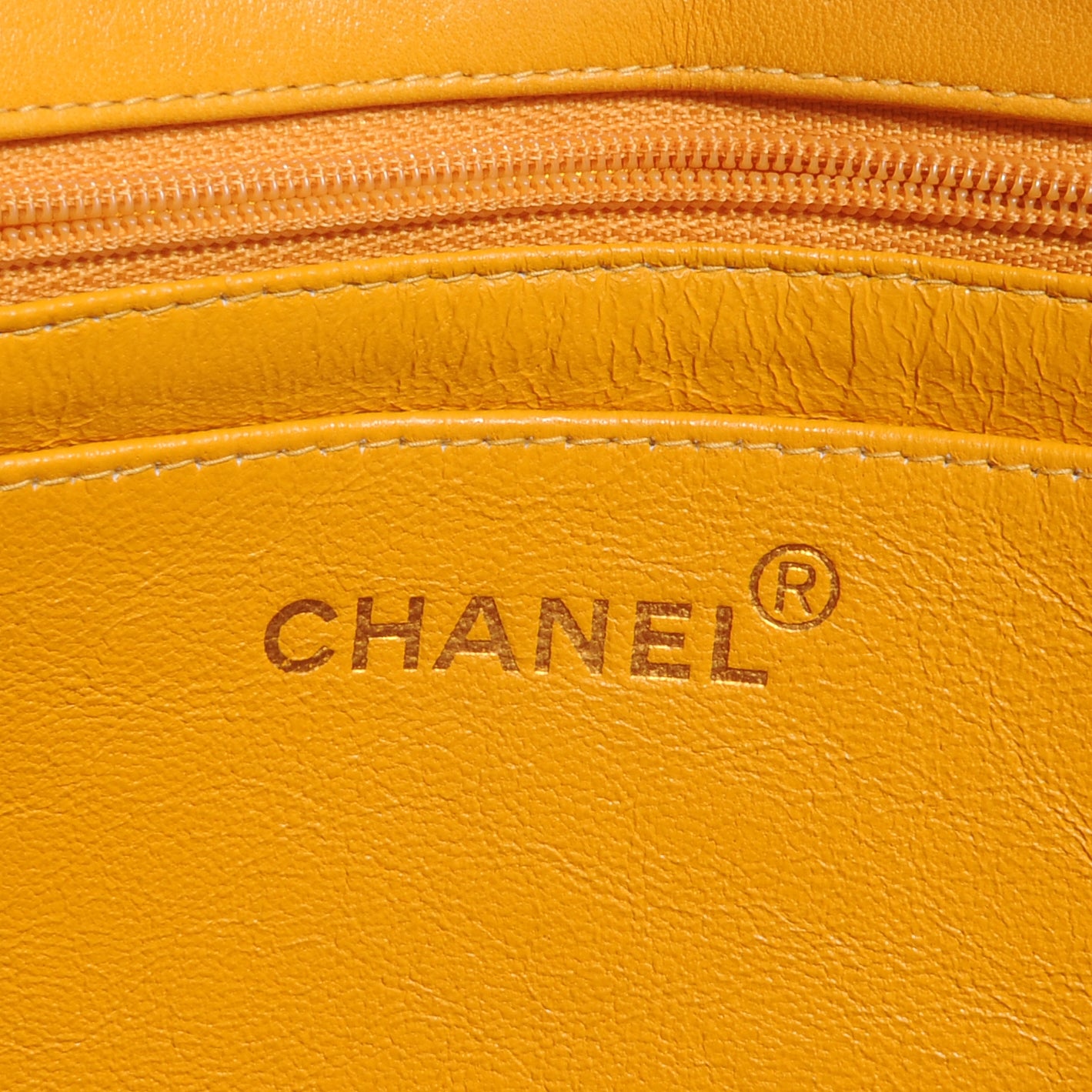 Lambskin Jumbo Flap Mango