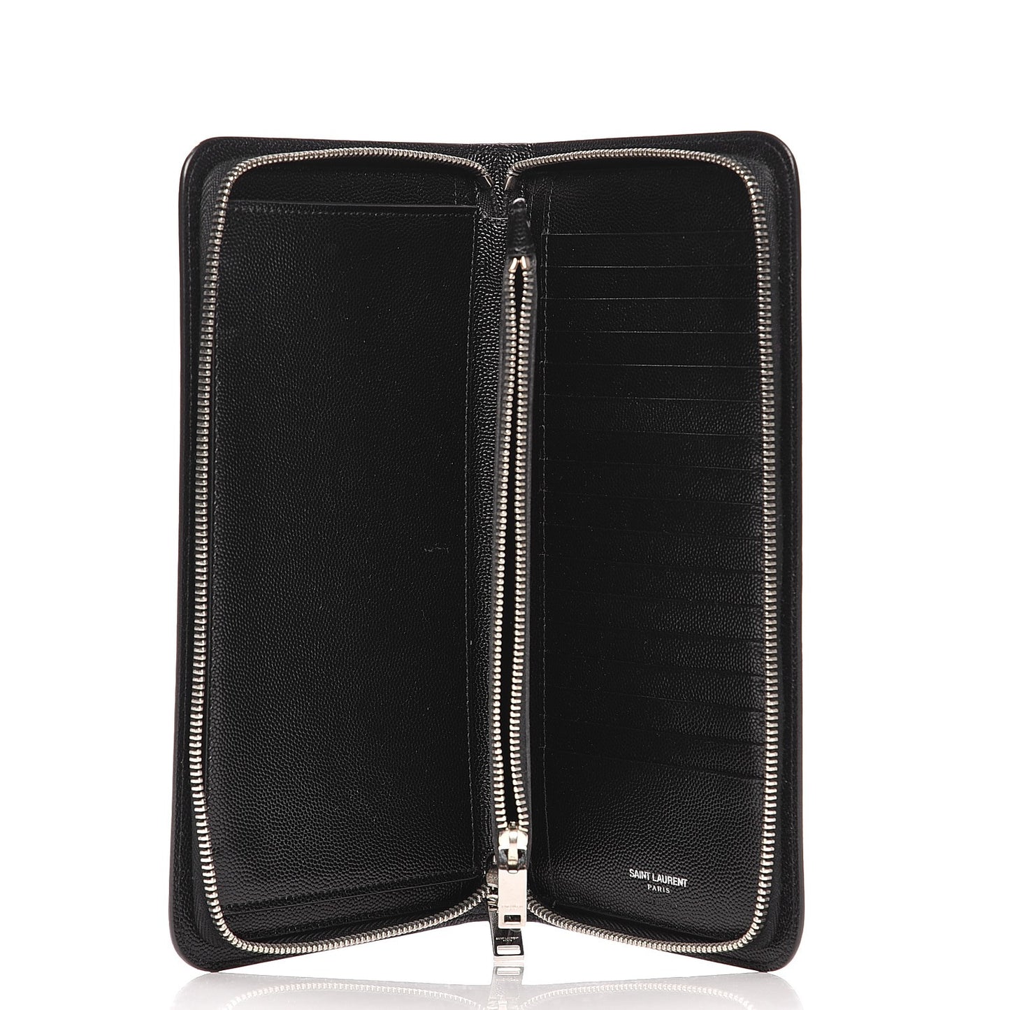 Grain De Poudre Studded Zip Around Wallet Black