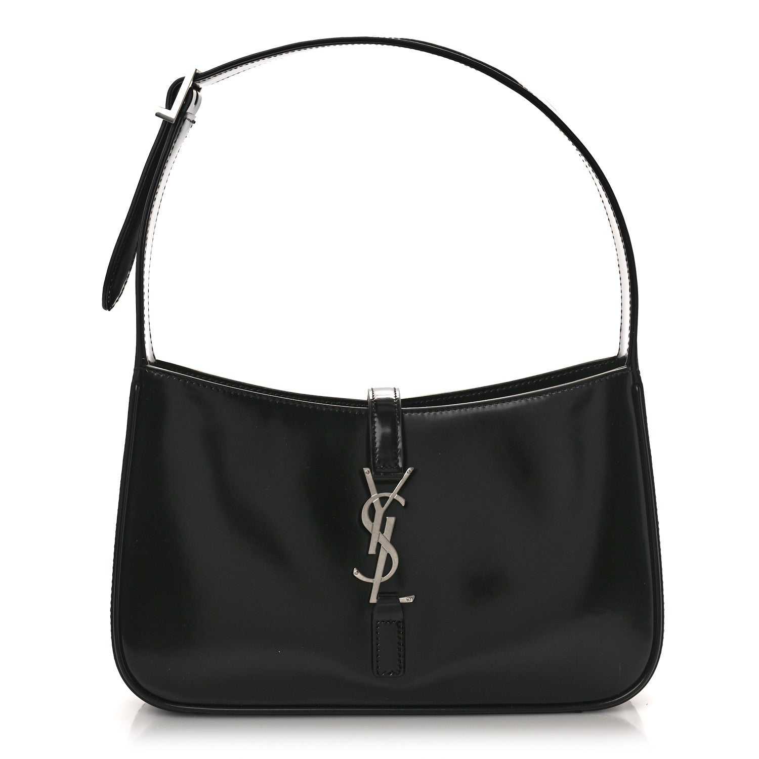 Saint Laurent Smooth Calfskin Le 5 A 7 Hobo Black 1 of 10