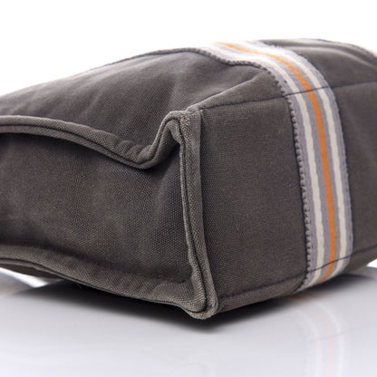 Hermes Canvas Tout Fourre PM Grey Orange 5 of 7