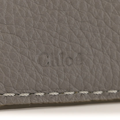 Chloe Grained Calfskin Marcie Square Wallet Cashmere Grey 7 of 14