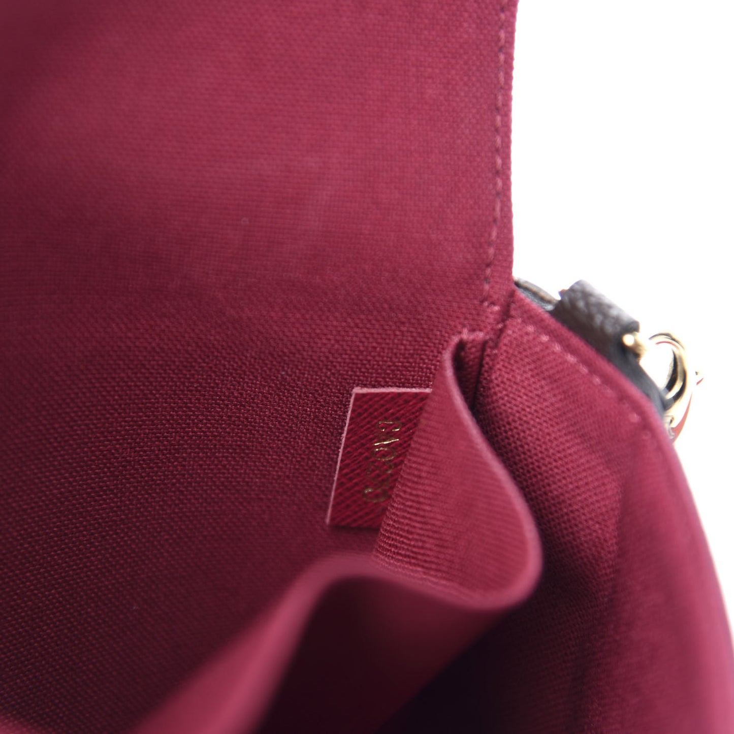 Monogram Pochette Felicie Chain Wallet Fuchsia