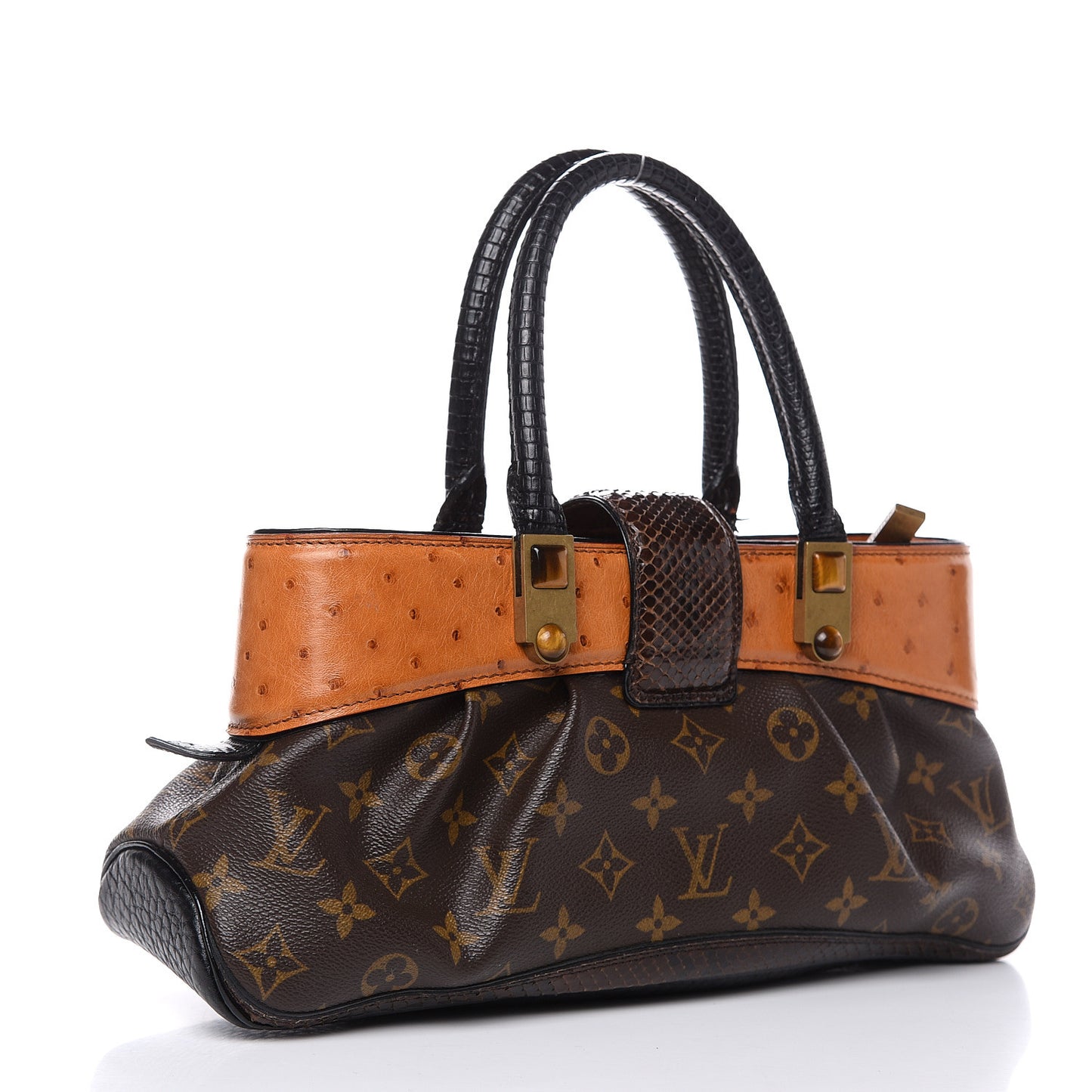 Monogram Ostrich Macha Waltz