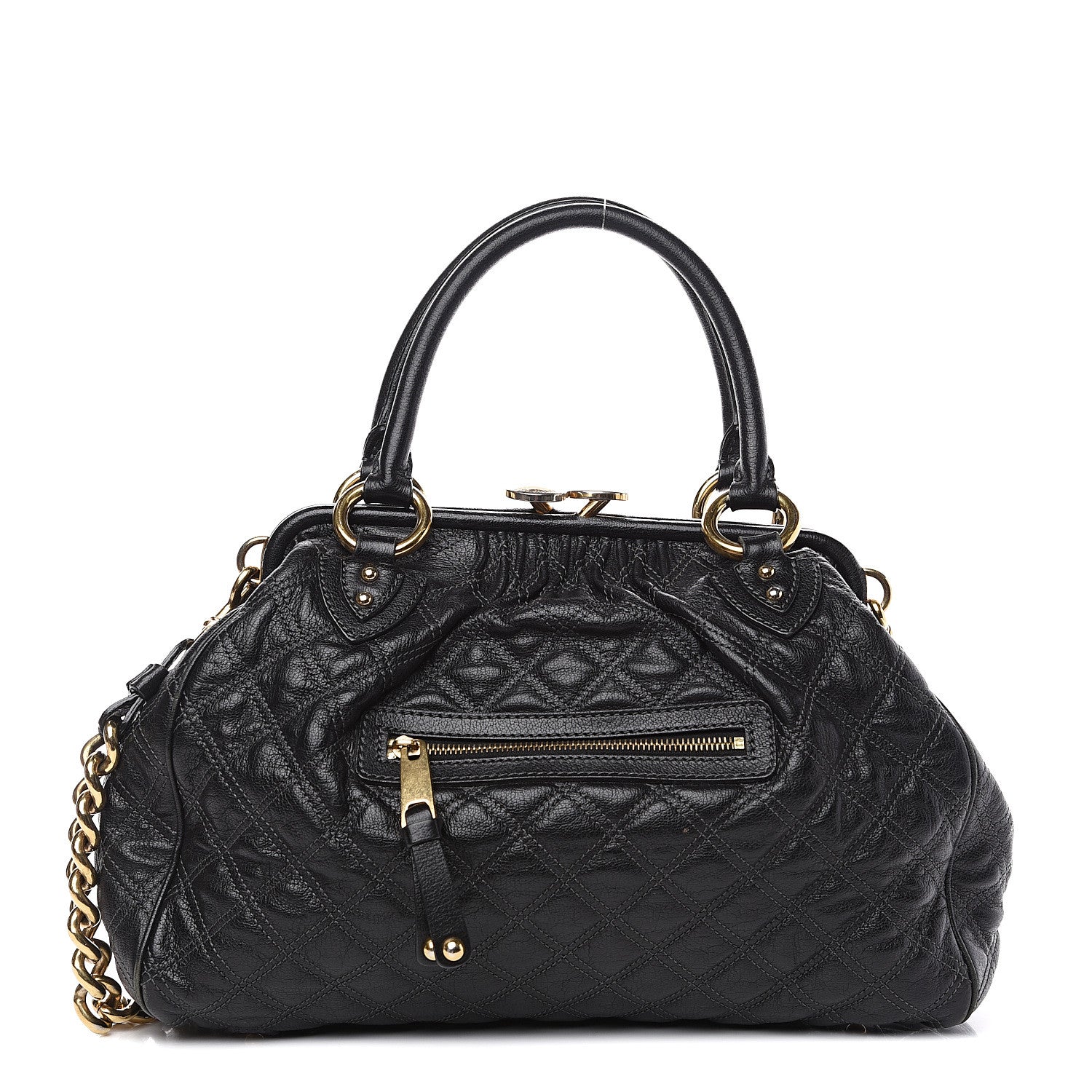 Marc Jacobs Calfskin Quilted Stam Black 1 of 13
