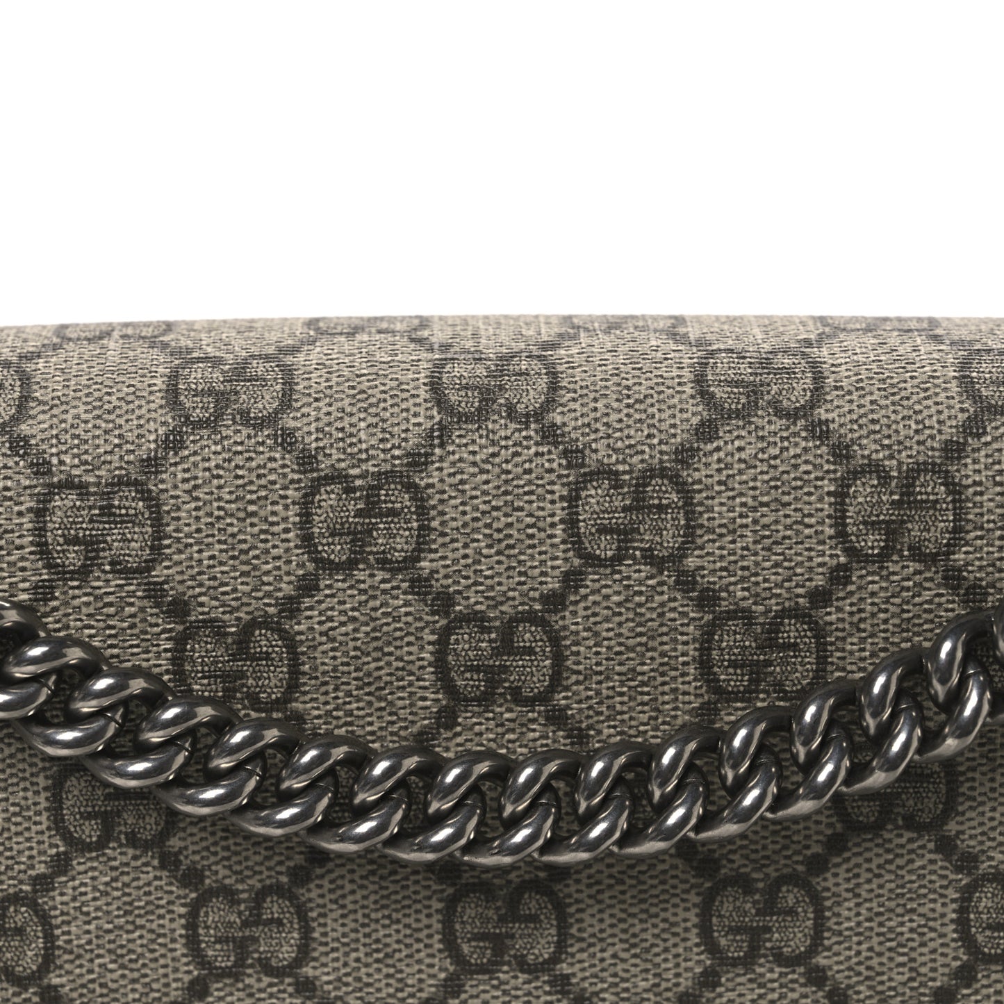 GG Supreme Monogram Medium Dionysus Shoulder Bag Taupe