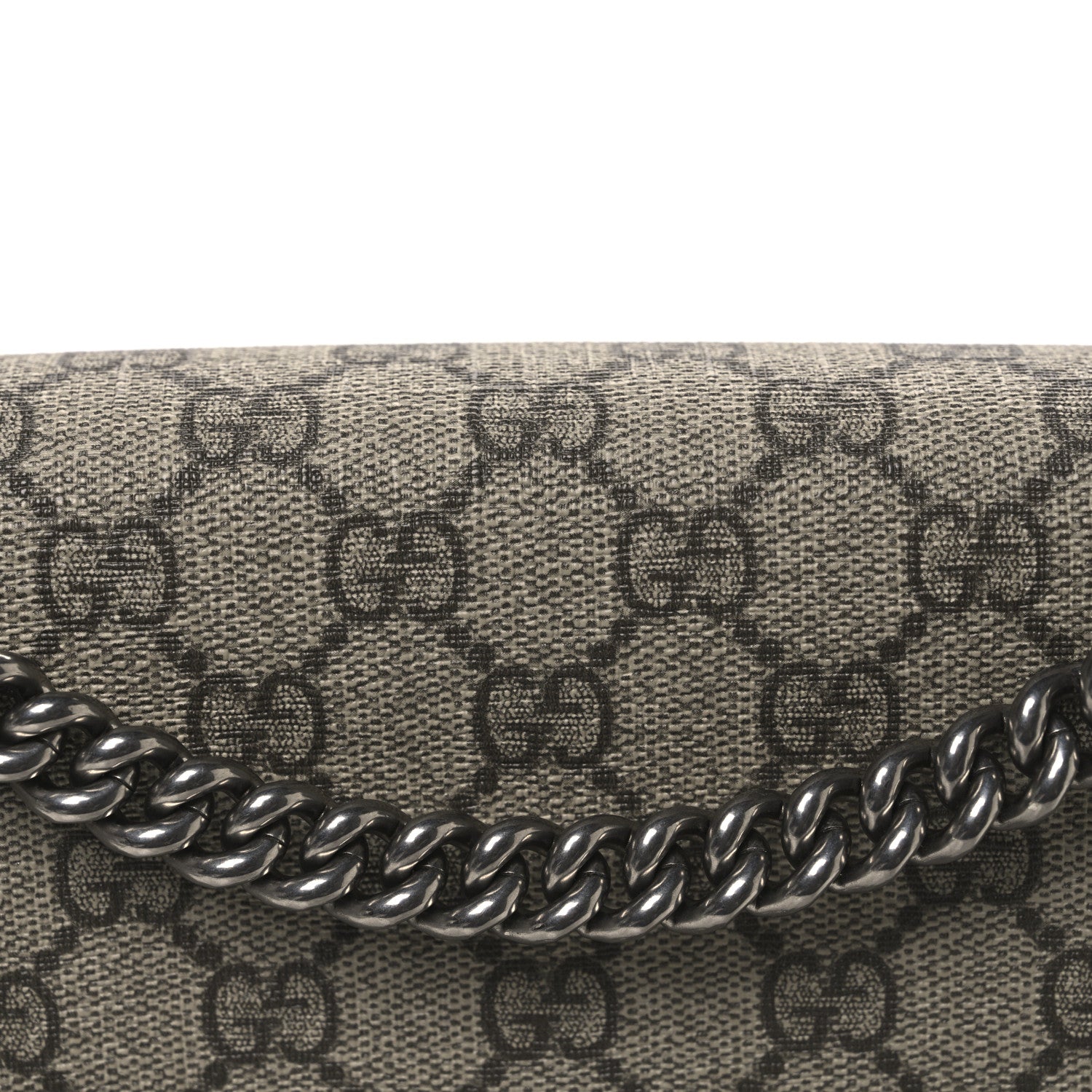 Gucci GG Supreme Monogram Medium Dionysus Shoulder Bag Taupe 8 of 10