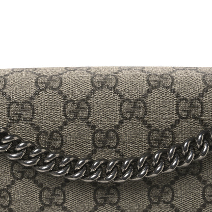Gucci GG Supreme Monogram Medium Dionysus Shoulder Bag Taupe 8 of 10