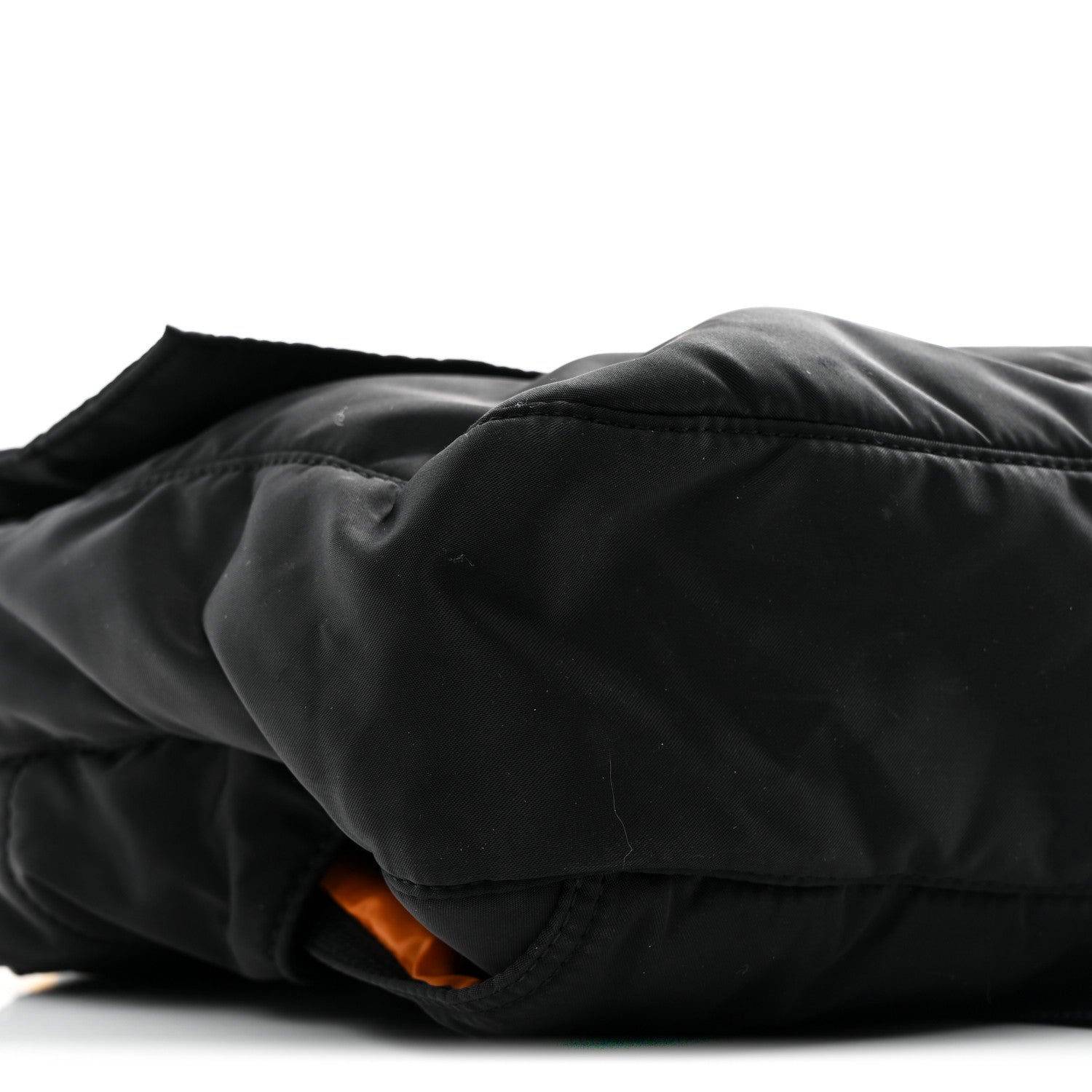 Fendi X PORTER Nylon Regular Belt Baguette Black 9 of 10