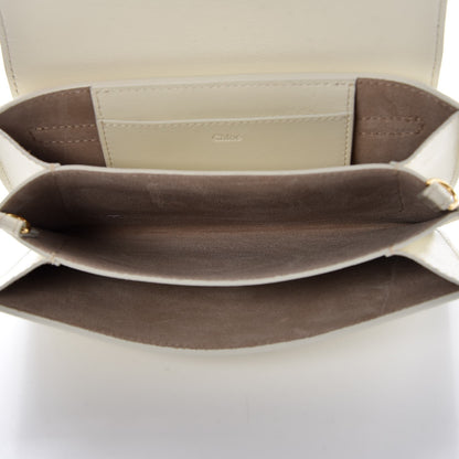 Chloe Calfskin Drew Bijou Clutch Natural White 5 of 8
