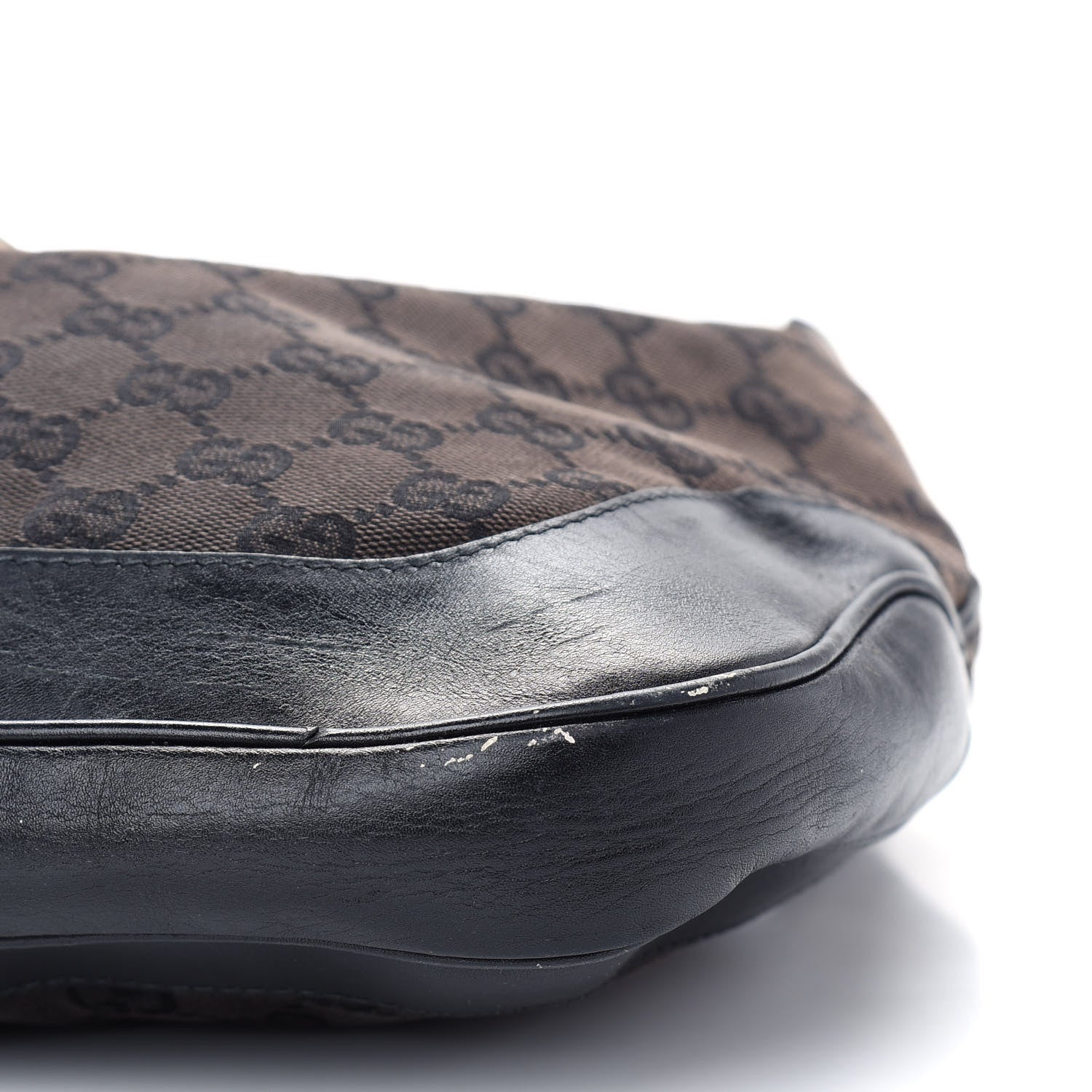 Gucci Monogram Small Jackie O Hobo Dark Brown 9 of 12