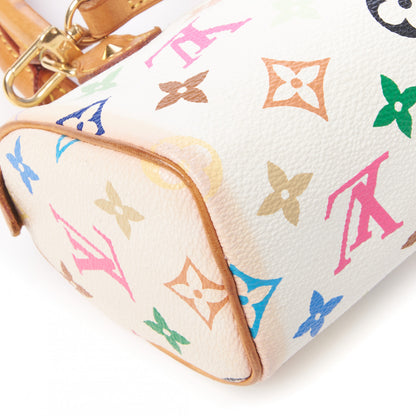 Louis Vuitton Monogram Multicolor Mini Sac HL Speedy White 5 of 7