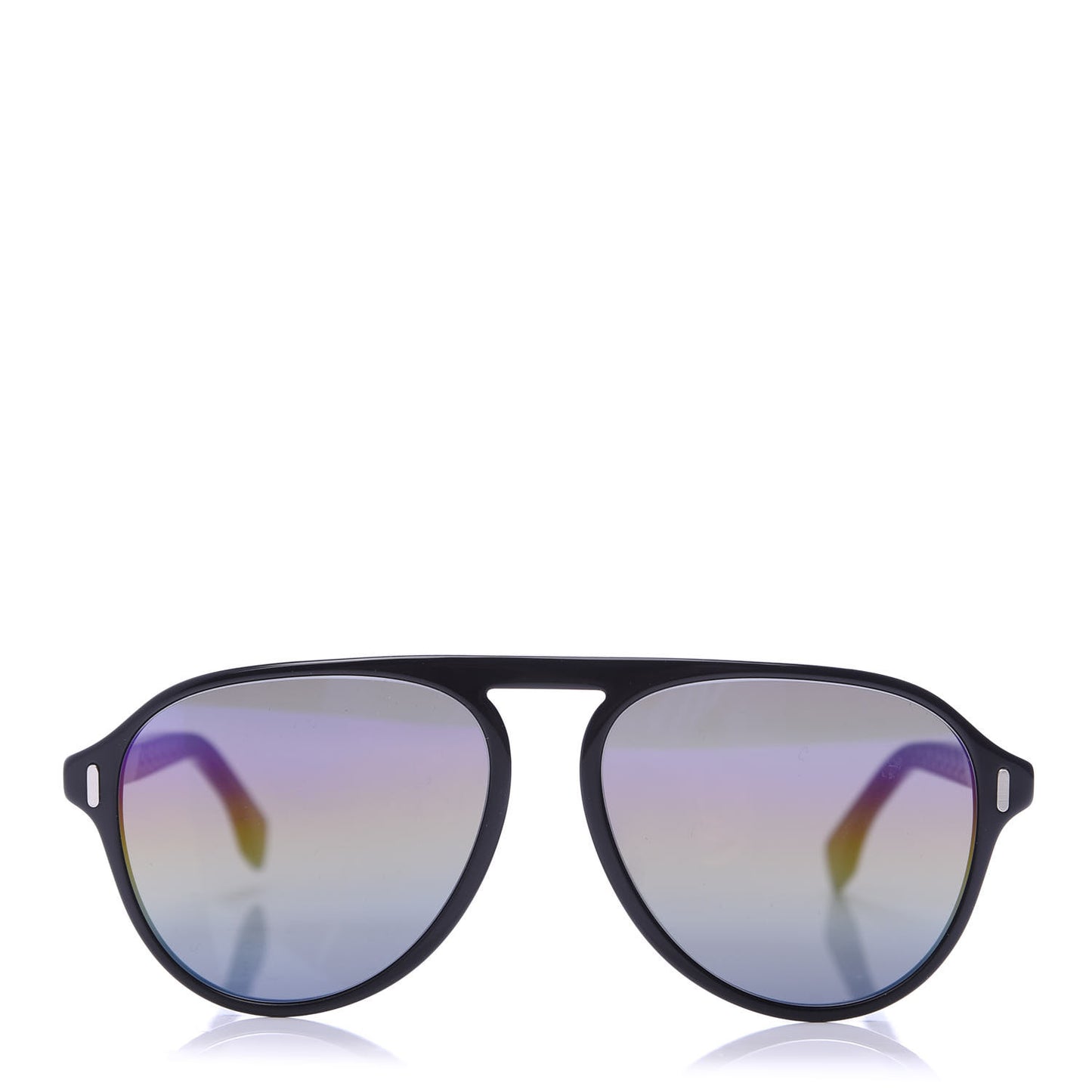 Acetate Aviator Sunglasses FF M0055/G/S Rainbow Black