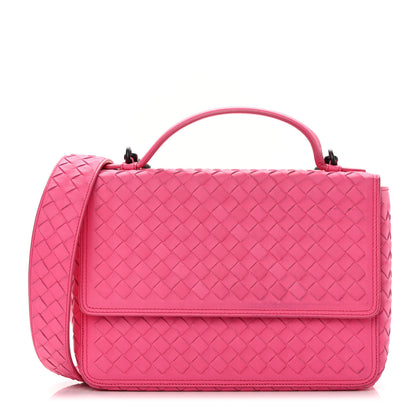 Bottega Veneta Nappa Intrecciato Alumna Bag Rosa Shock 1 of 17