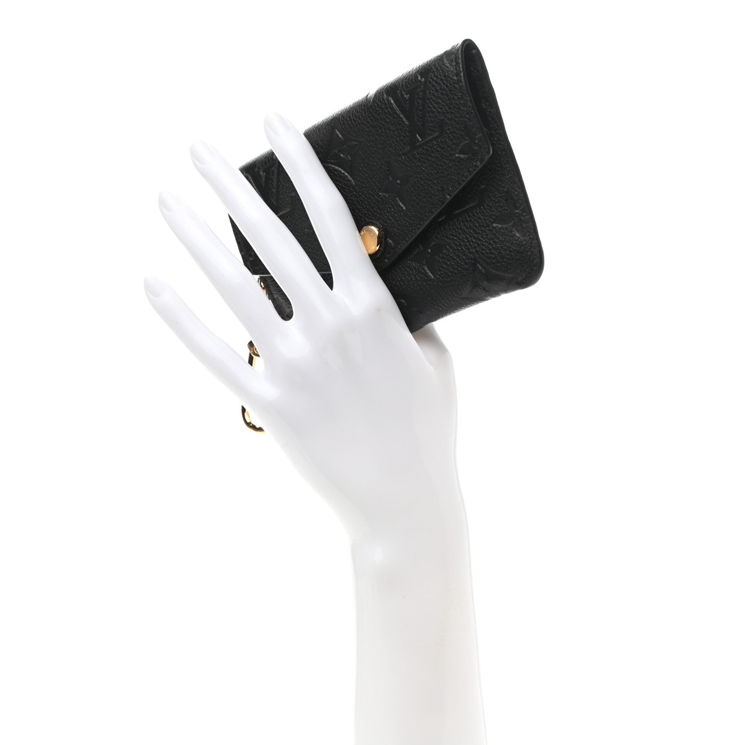 Louis Vuitton Empreinte Key Pouch Black 2 of 8