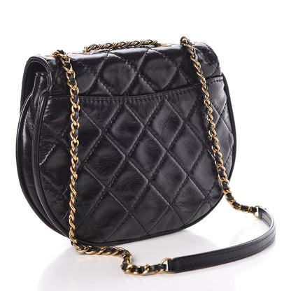 Chanel Aged Calfskin Small Bubble CC Flap Black 3 of 12