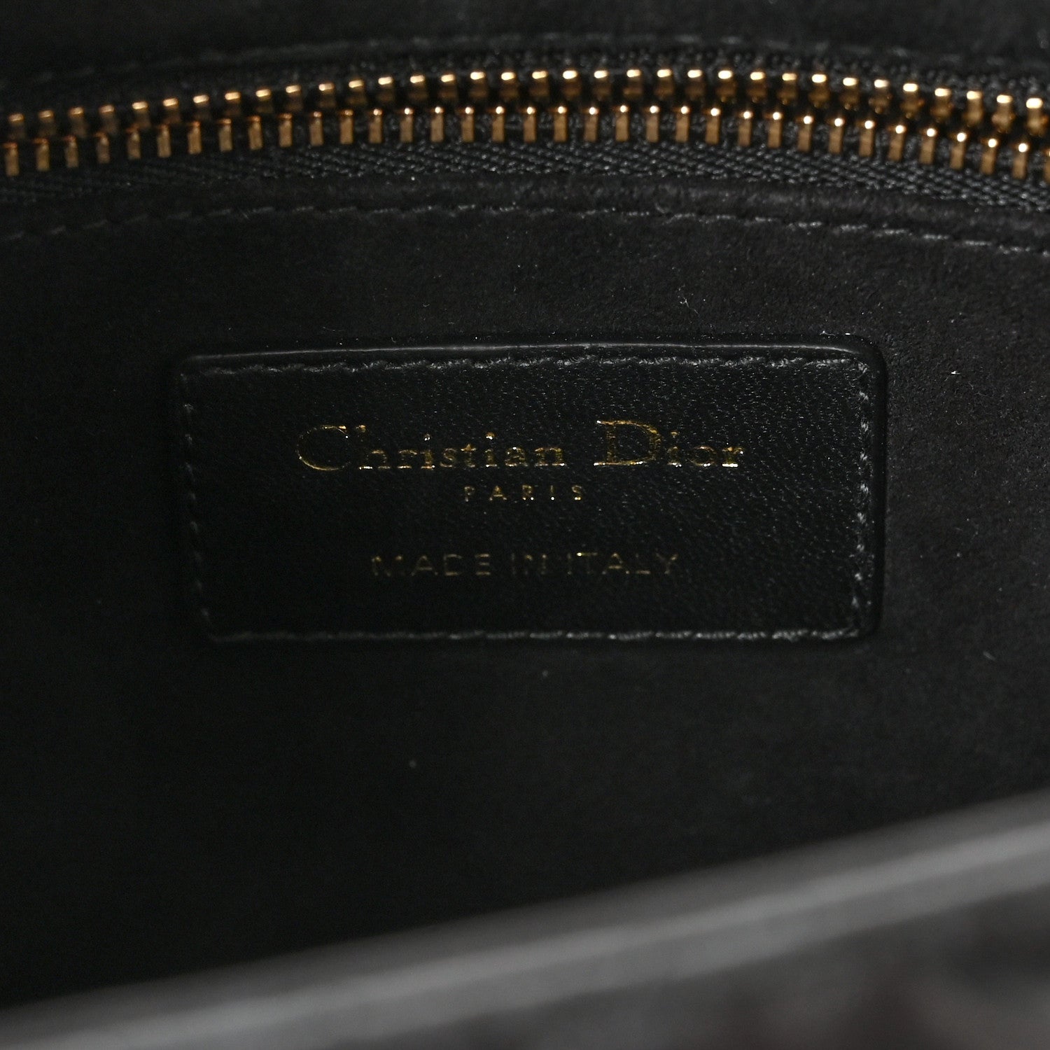Christian Dior Lambskin Cannage Medium Lady Dior Black 6 of 10