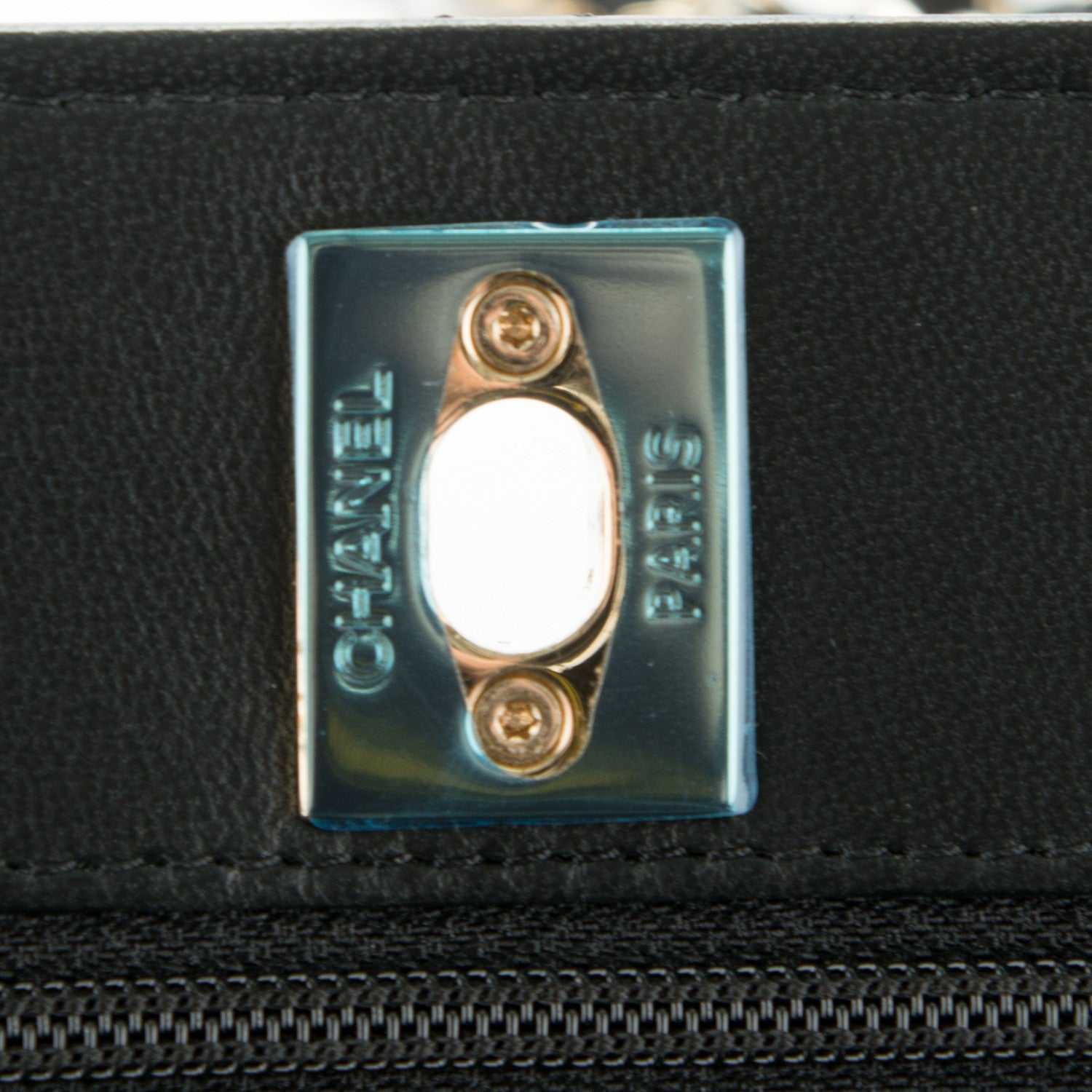 Chanel Lambskin Quilted Trendy CC Wallet On Chain WOC Black 8 of 10