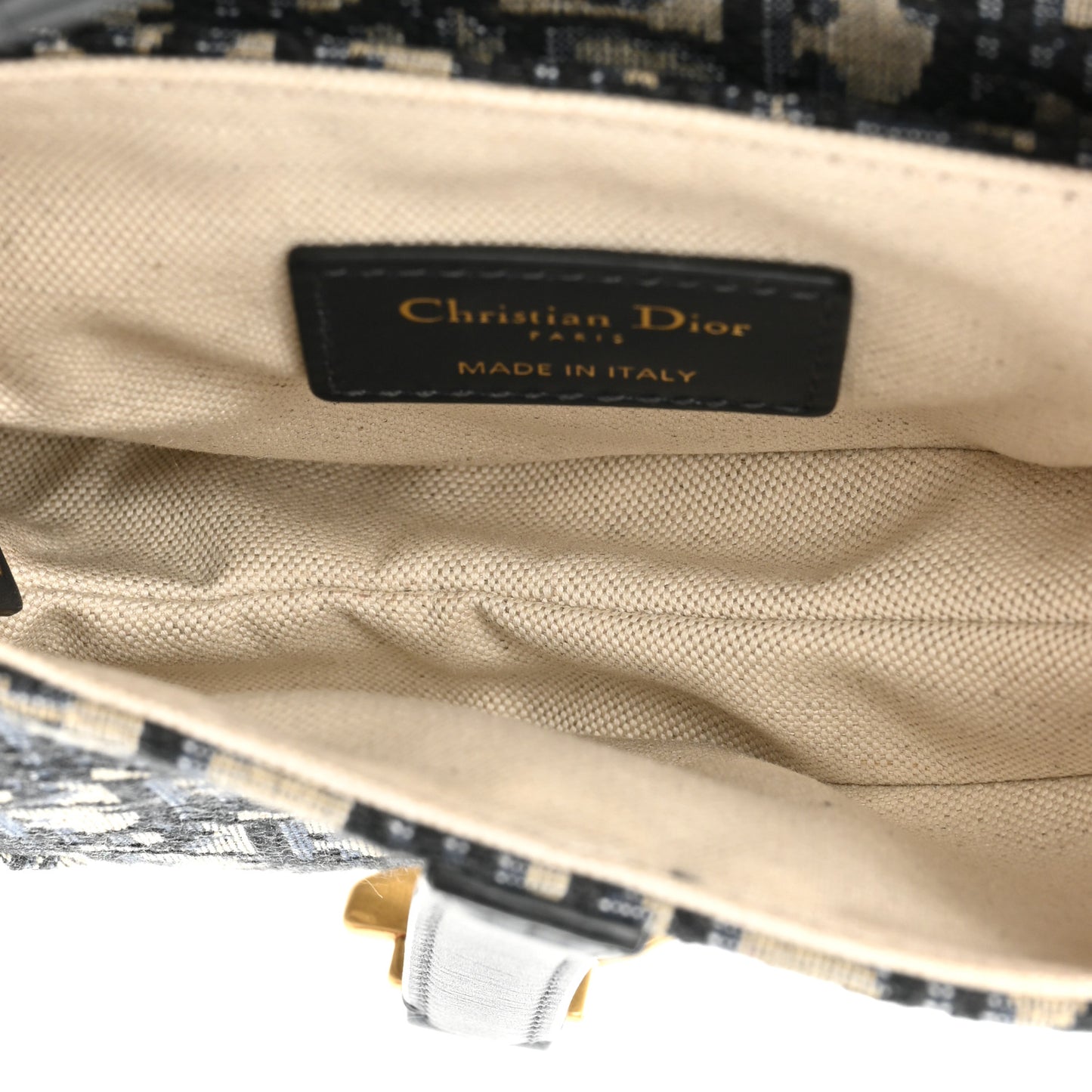 Oblique Mini Saddle Bag Blue