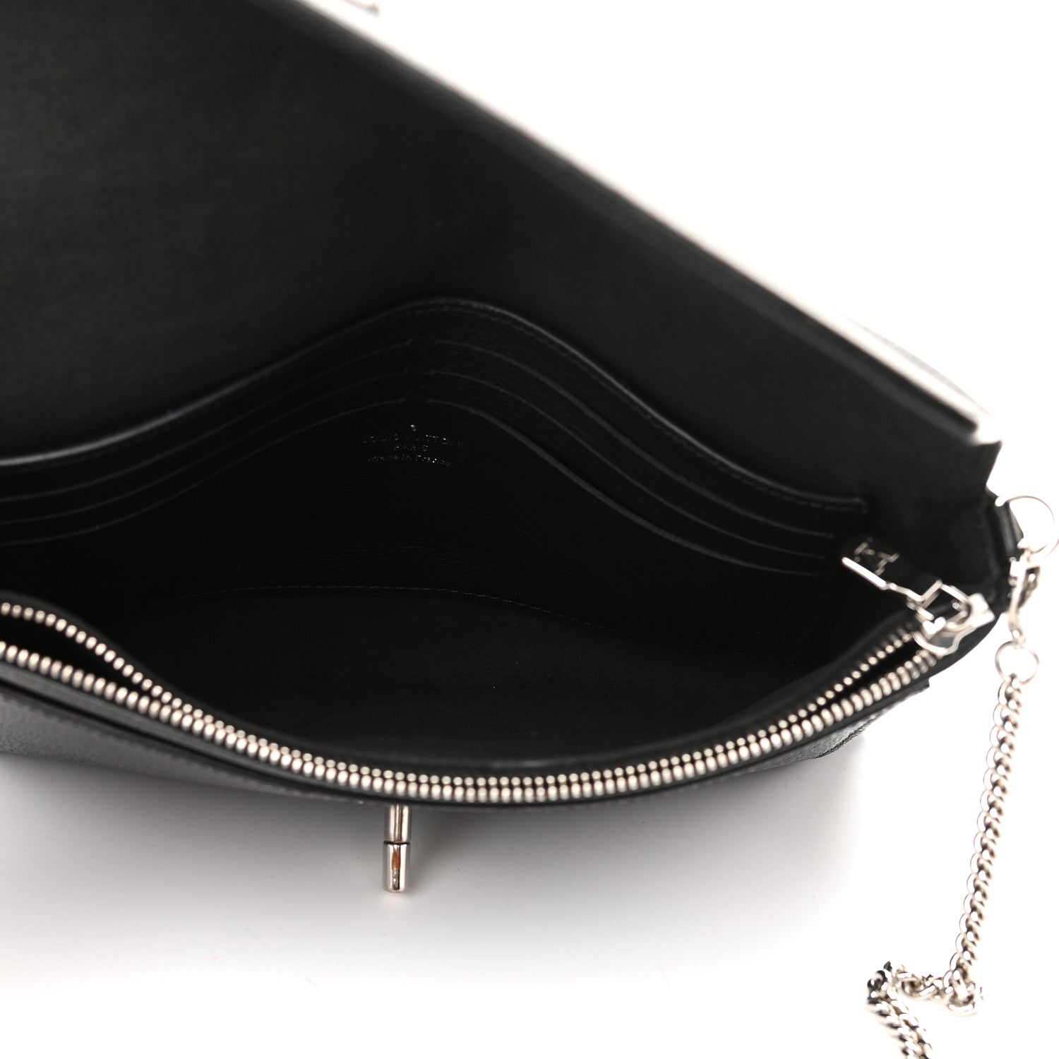 Louis Vuitton Soft Calfskin My Lockme Pochette Black 9 of 17