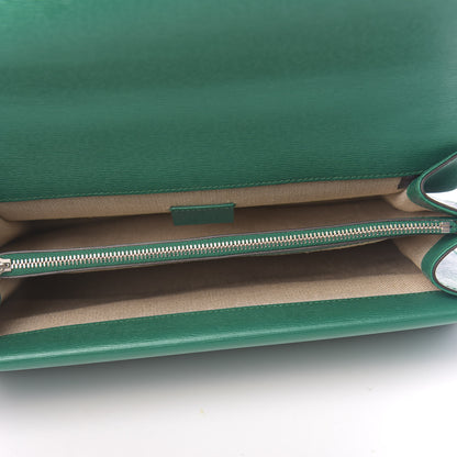 Gucci Calfskin Blooms Print Medium Dionysus Shoulder Bag Bright Emerald Multicolor 5 of 10